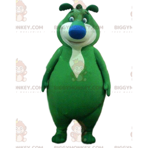 Costume de mascotte BIGGYMONKEY™ d'ours vert, costume de