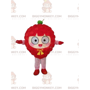 Costume da mascotte BIGGYMONKEY™ lampone gigante, costume da