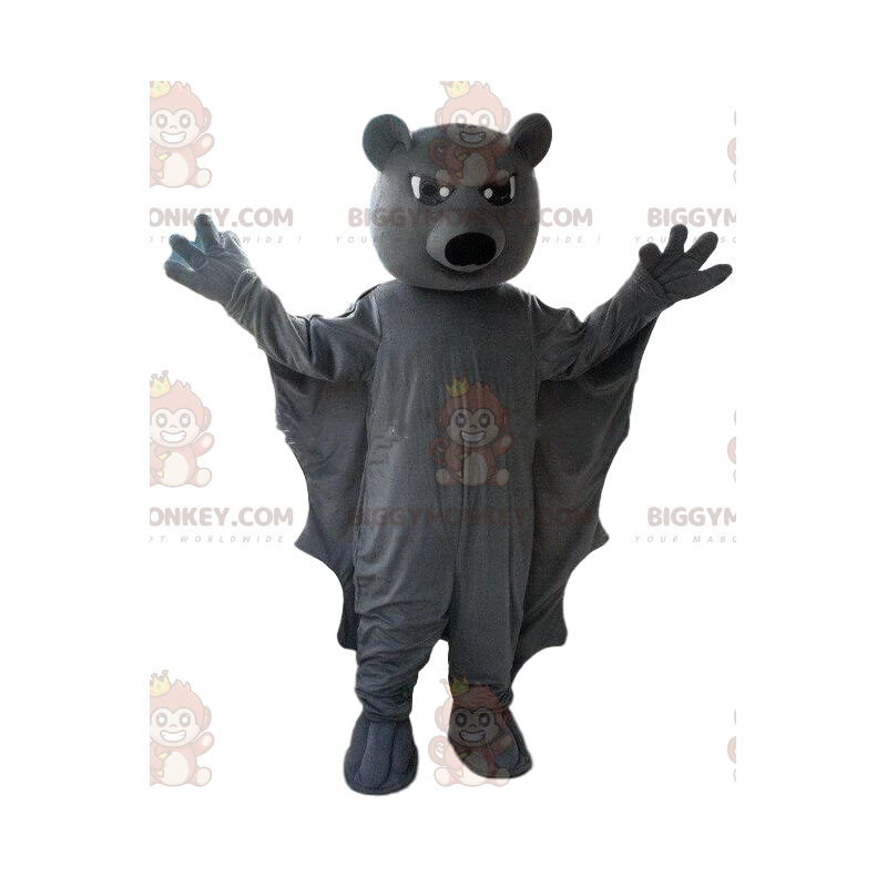 Traje de mascota Murciélago gris BIGGYMONKEY™, Traje de Batman