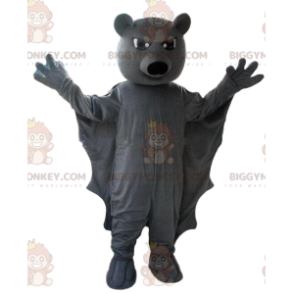 Costume de mascotte BIGGYMONKEY™ de chauve-souris grise