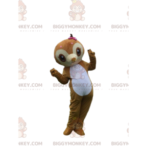 Kostium maskotki leniwca BIGGYMONKEY™, kostium małpy, brązowa