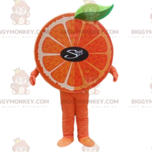 Pomarańczowy kostium maskotki BIGGYMONKEY™, kostium owocu