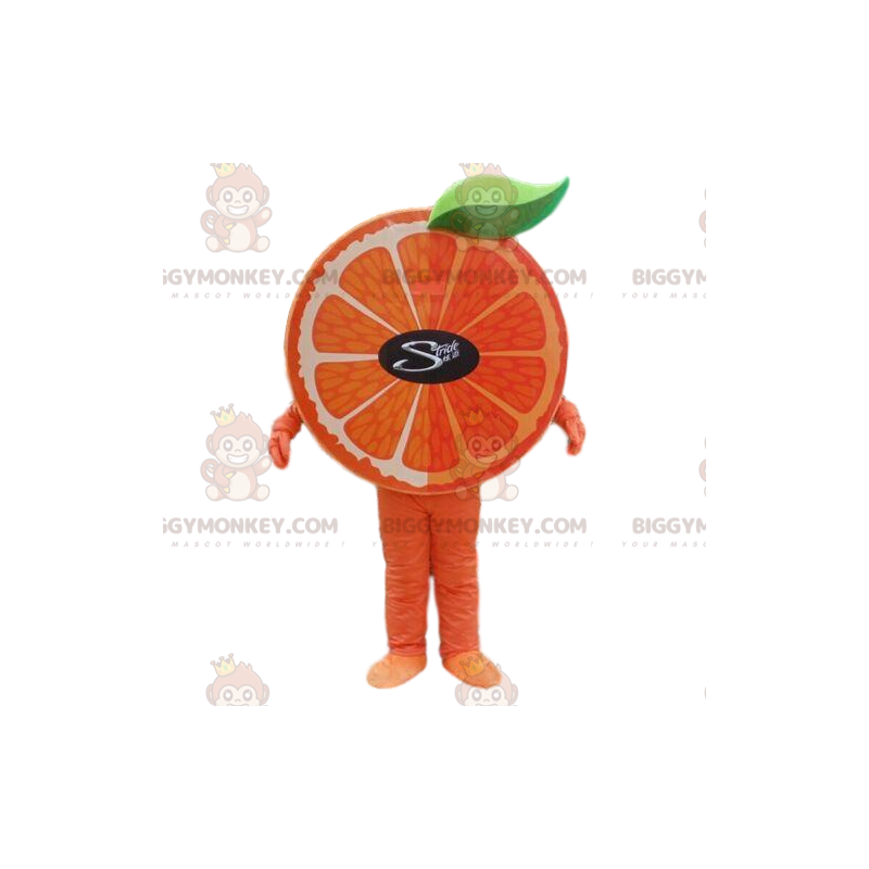Costume de mascotte BIGGYMONKEY™ d'orange, costume de fruit
