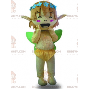 BIGGYMONKEY™ mascot costume of elf, woodland pixie, fairy