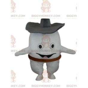 White tooth BIGGYMONKEY™ mascot costume, giant tooth costume –
