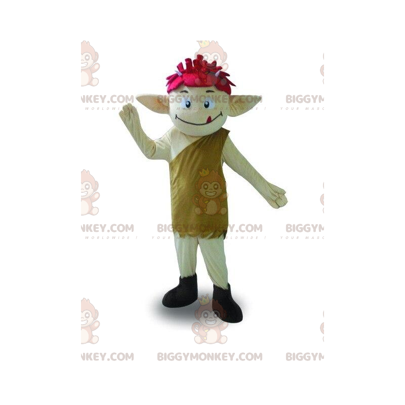 BIGGYMONKEY™ mascot costume of elf, woodland pixie, fairy