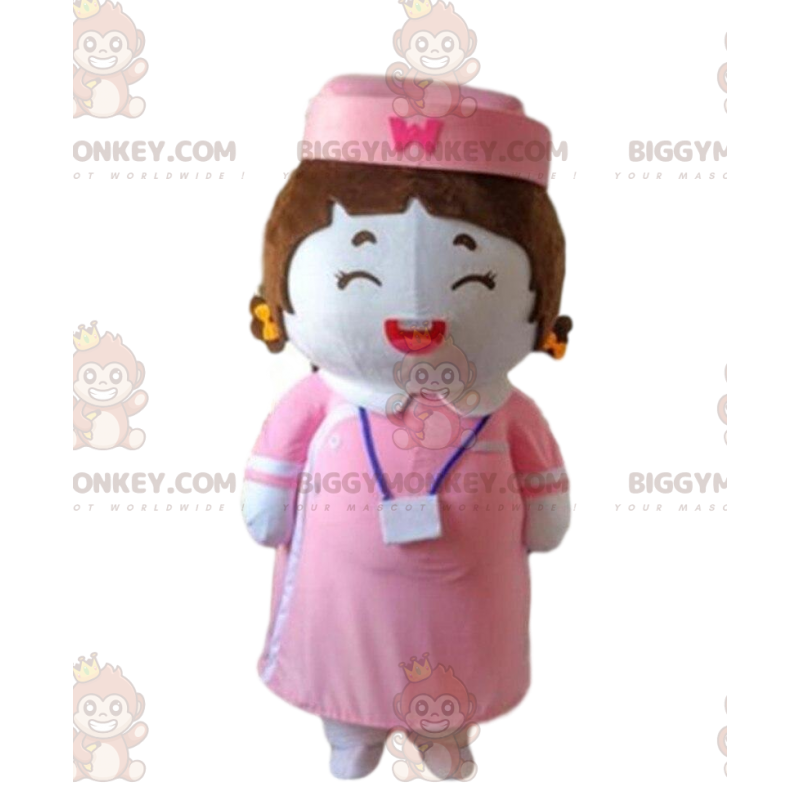 Maskot BIGGYMONKEY™ kostým zdravotní sestry, ženský kostým
