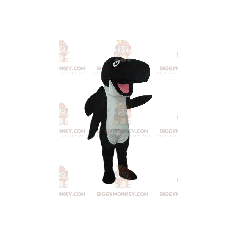 Costume de mascotte BIGGYMONKEY™ d'orque, de baleine noire et