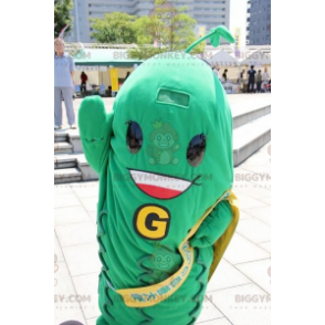 Disfraz de mascota BIGGYMONKEY™ de judías verdes en escabeche