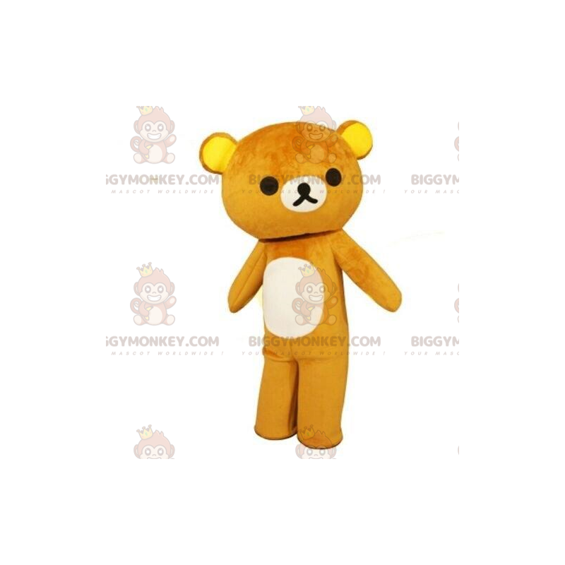Teddy BIGGYMONKEY™ maskotdräkt, björndräkt, brun nallebjörn -