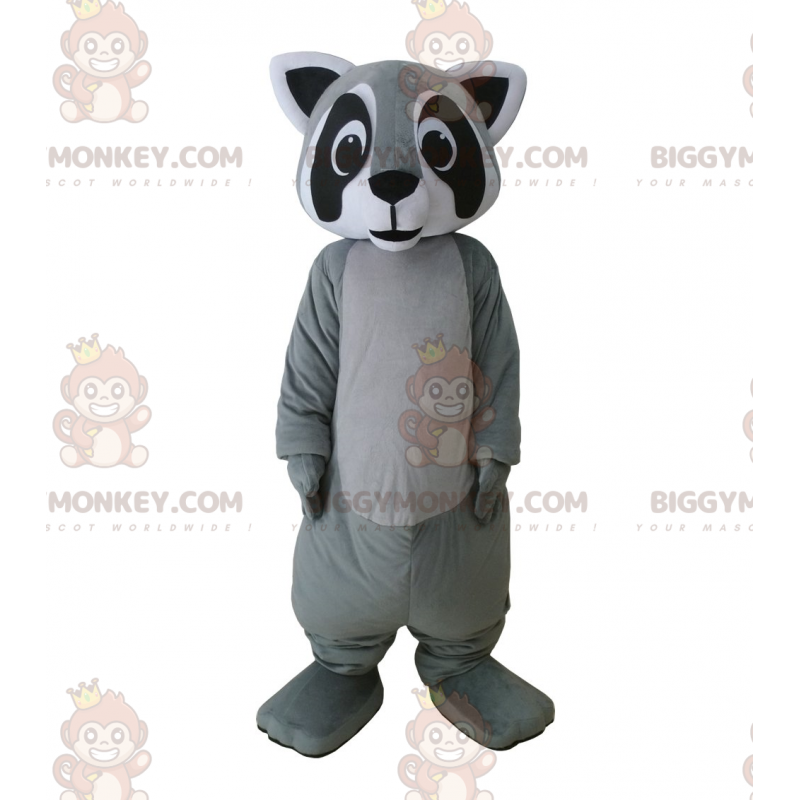 Raccoon BIGGYMONKEY™ mascot costume, skunk costume, forest