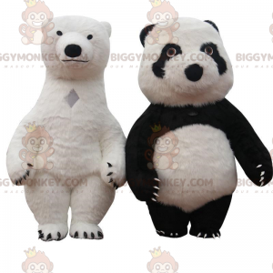La mascotte dell'orso gonfiabile di BIGGYMONKEY™, giganteschi