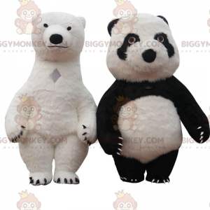 mascotte BIGGYMONKEY™ d'ours gonflables, costumes de nounours