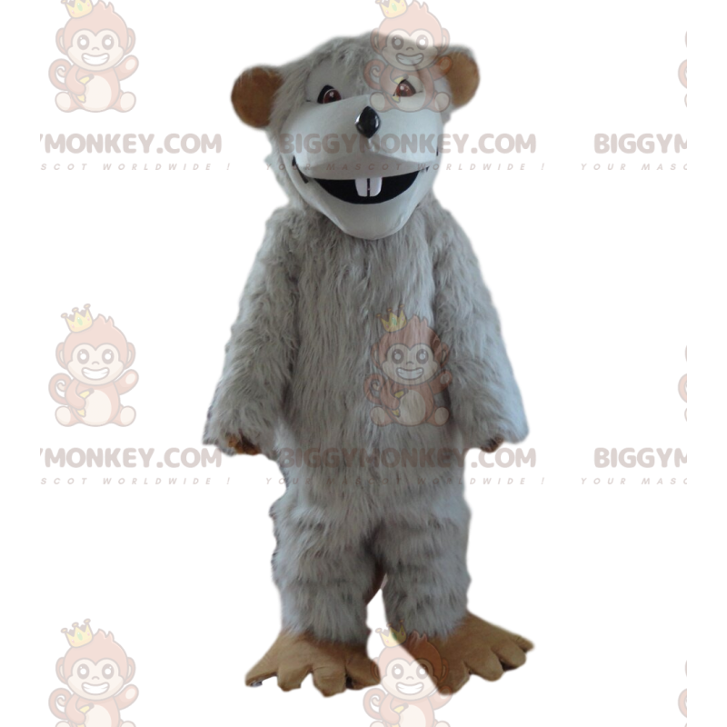 Disfraz de mascota de ratón gris BIGGYMONKEY™, disfraz de
