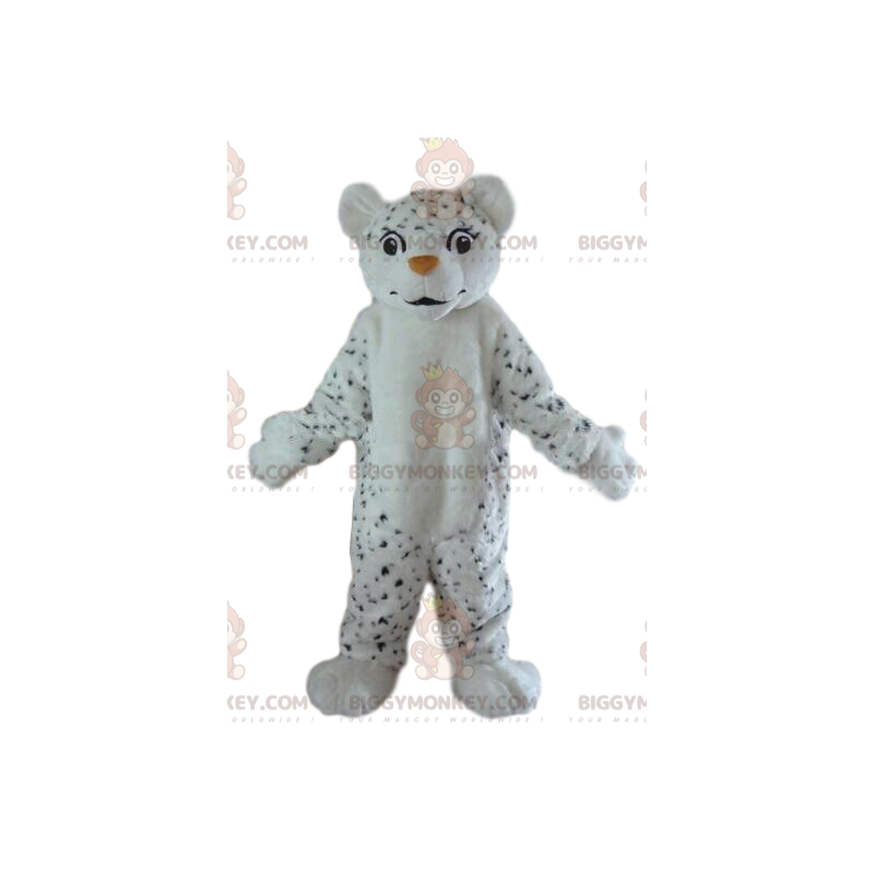 Costume de mascotte BIGGYMONKEY™ de tigre blanc et noir