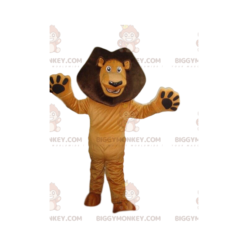 BIGGYMONKEY™ mascottekostuum van Alex, de beroemde leeuw uit de