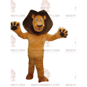 BIGGYMONKEY™ mascot costume of Alex, the famous lion from the