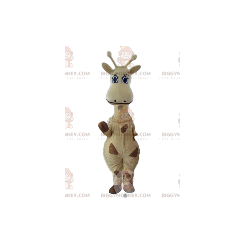 Traje de mascote de girafa BIGGYMONKEY™, fantasia de Melman