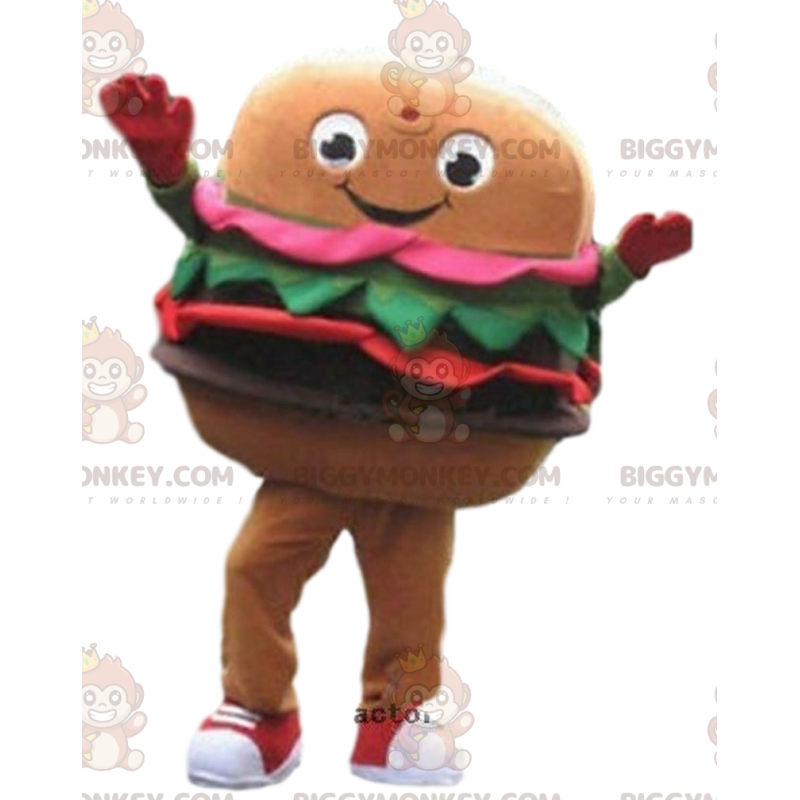 Kostým maskota Burger BIGGYMONKEY™, kostým rychlého