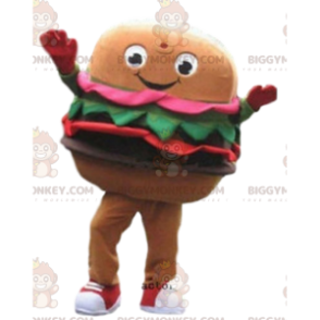 Burger BIGGYMONKEY™ Maskottchen-Kostüm, Fast-Food-Kostüm