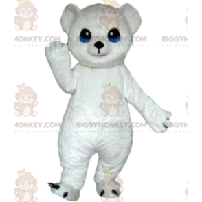 Costume da mascotte da orso polare BIGGYMONKEY™, costume da