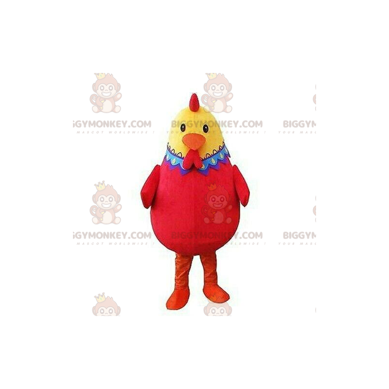 Velmi povedený a barevný kostým maskota BIGGYMONKEY™ červené a