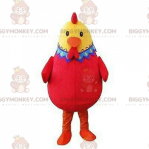 Velmi povedený a barevný kostým maskota BIGGYMONKEY™ červené a