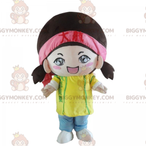 Colorful Maiden BIGGYMONKEY™ Mascot Costume, Child Costume –