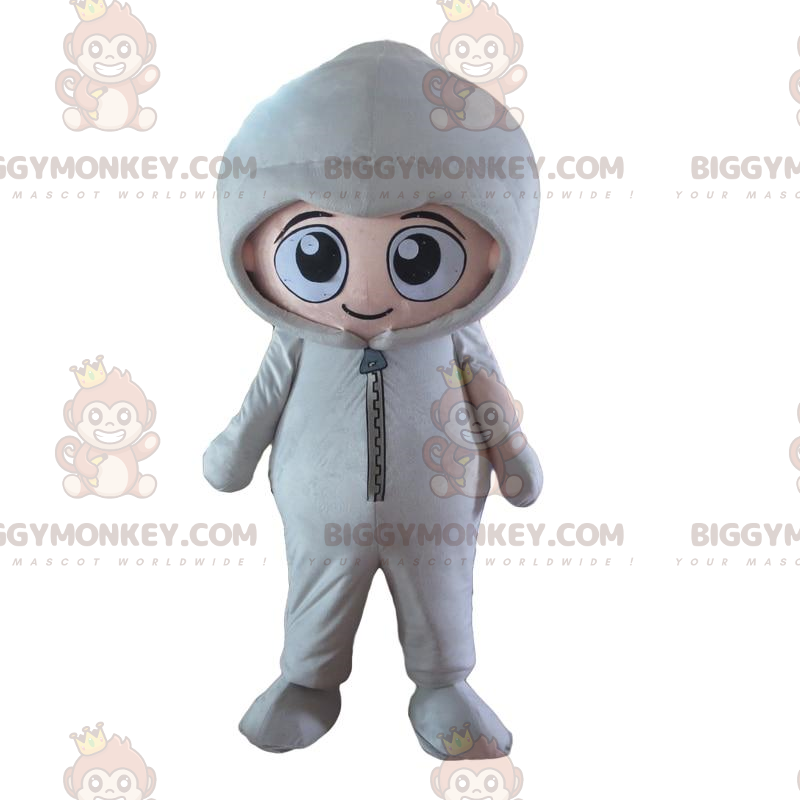 Dreng BIGGYMONKEY™ maskotkostume i jumpsuit, astronautkostume -