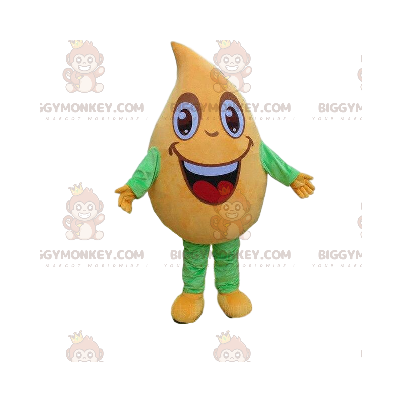 Costume de mascotte BIGGYMONKEY™ de citron jaune, costume