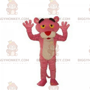 Berömd seriefigur BIGGYMONKEY™ Pink Panther Mascot-dräkt -