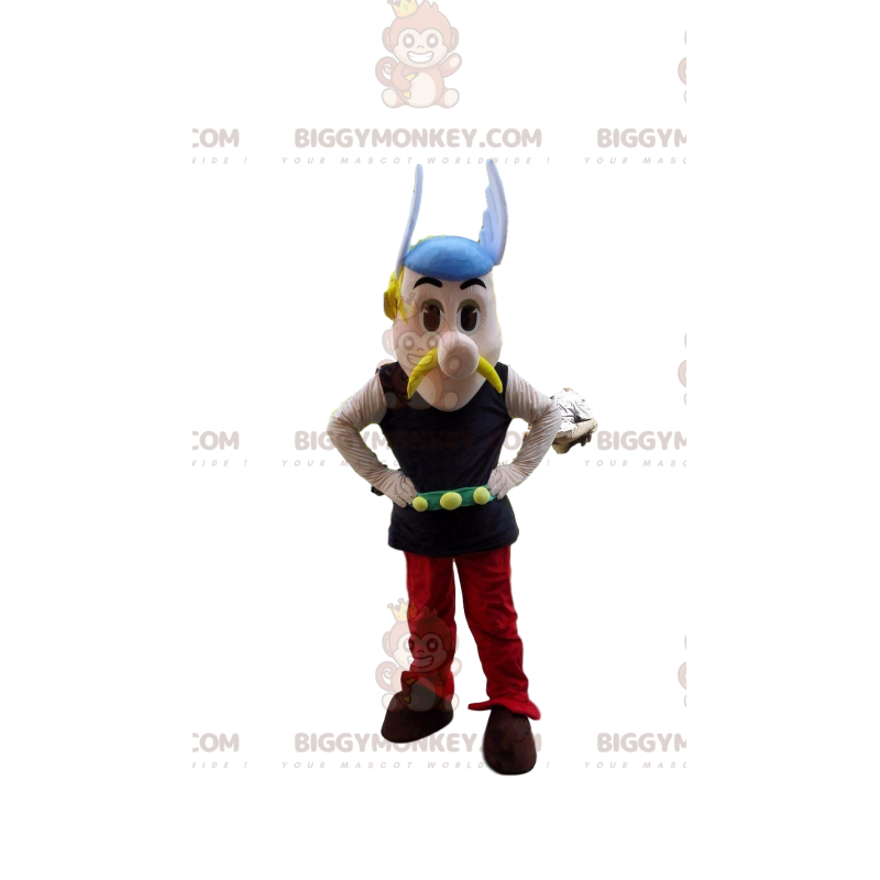 BIGGYMONKEY™ mascottekostuum van Asterix, de beroemde Galliër