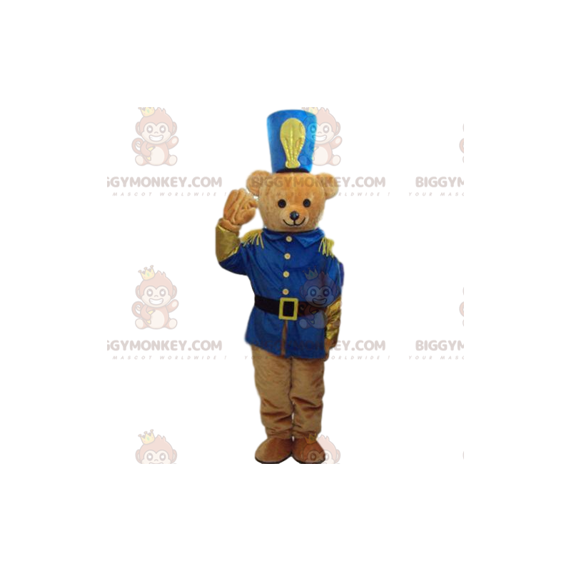 Teddybär BIGGYMONKEY™ Maskottchenkostüm, Militärkostüm