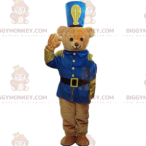 Teddybär BIGGYMONKEY™ Maskottchenkostüm, Militärkostüm