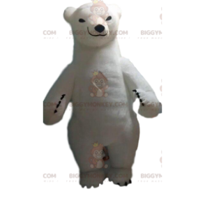 BIGGYMONKEY™ Costume Gonfiabile da Orso Bianco da Mascotte