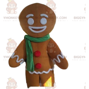 Gingerbread BIGGYMONKEY™ mascot costume, candy costume, candy -