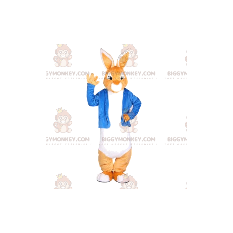 Bunny BIGGYMONKEY™ Mascot Costume Dress Up Stilfuld påskehare -