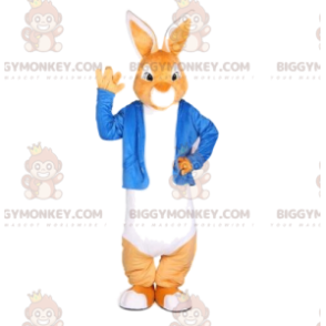 Kostium maskotki Bunny BIGGYMONKEY™ Stylowy króliczek