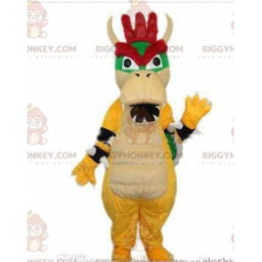 BIGGYMONKEY™ costume mascotte di Bowser, famoso mostro
