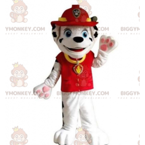 Costume de mascotte BIGGYMONKEY™ de dalmatien habillé en