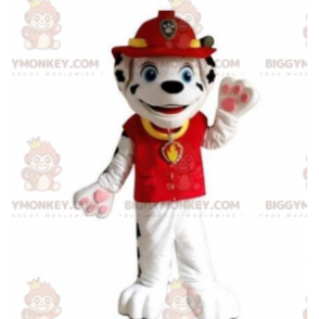 BIGGYMONKEY™ mascot costume of dalmatian dressed as a