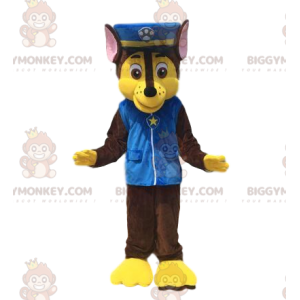 Hund BIGGYMONKEY™ Maskottchenkostüm, Hundekostüm als Polizist
