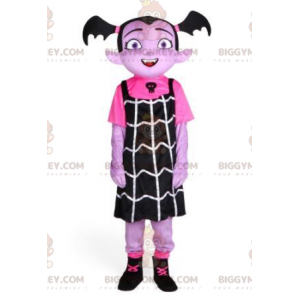 Costume da vampiro BIGGYMONKEY™ mascotte, costume da ragazza