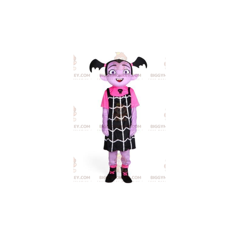 Kostým maskota upíra BIGGYMONKEY™, kostým gotické dívky, kostým
