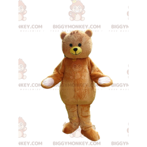 Stor brun bjørn BIGGYMONKEY™ maskot kostume, brun bamse kostume