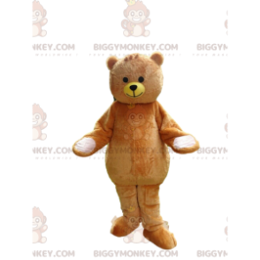 Big Brown Bear BIGGYMONKEY™ maskottiasu, ruskea nalleasu -