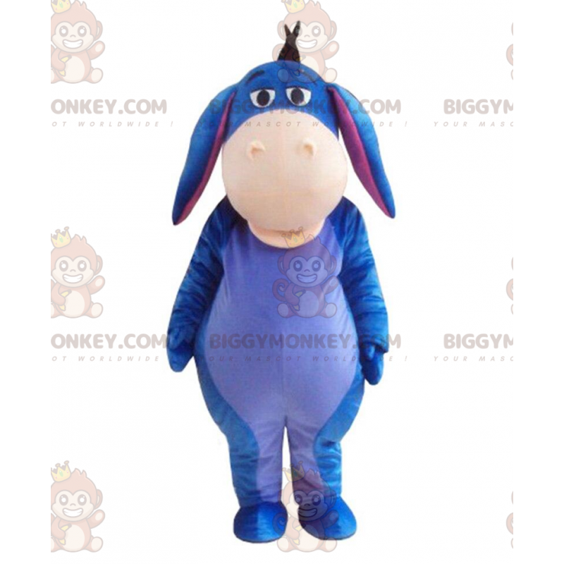 BIGGYMONKEY™ Maskottchenkostüm von Eeyore, dem berühmten Esel