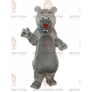 Kostým maskota šedého medvěda ve stylu BIGGYMONKEY™ Baloo