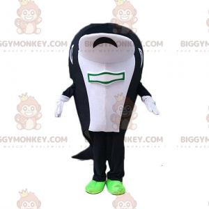 BIGGYMONKEY™ Maskottchenkostüm Orca, Schwarz-Weiß-Wal