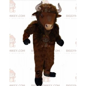 Buffalo BIGGYMONKEY™ maskotdräkt, tjurdräkt, buffeldräkt -